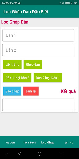 TẠO DÀN XỔ SỐ | GIẢI MÃ SỐ HỌC Screen 2