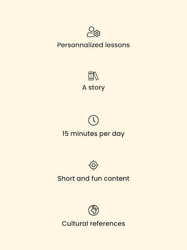 Screenshot of French lessons - Frantastique