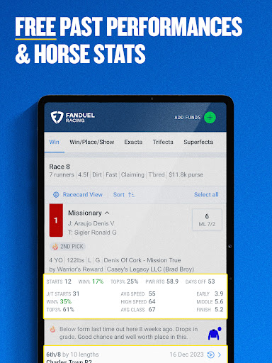 FanDuel Racing Bet on Horses Apk by FanDuel wikiapk com