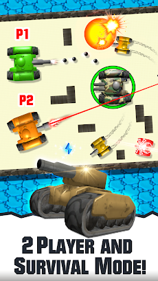2 Player Tank Warsのおすすめ画像1