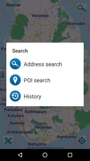 Map of Sri Lanka offline Screen 2