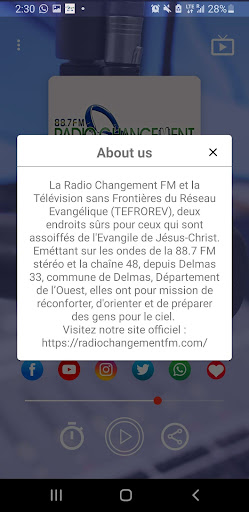 Radio Changement FM screenshot 4