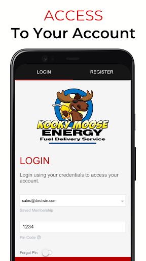 Android application Kooky Moose Energy screenshort