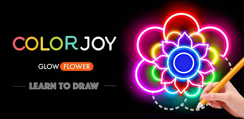 Learn To Draw Glow Flower
