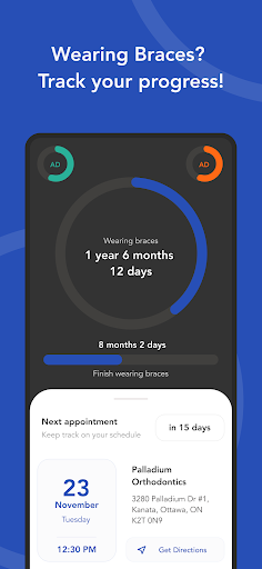 Android application Braces Diary screenshort
