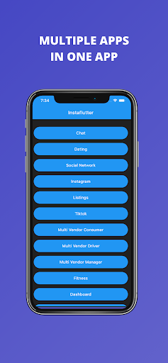 Android application Instaflutter screenshort