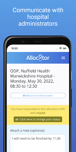 Alloc8tor Surrey Screen 3