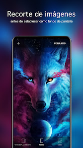 Captura 4 Fondos de pantalla con lobos android