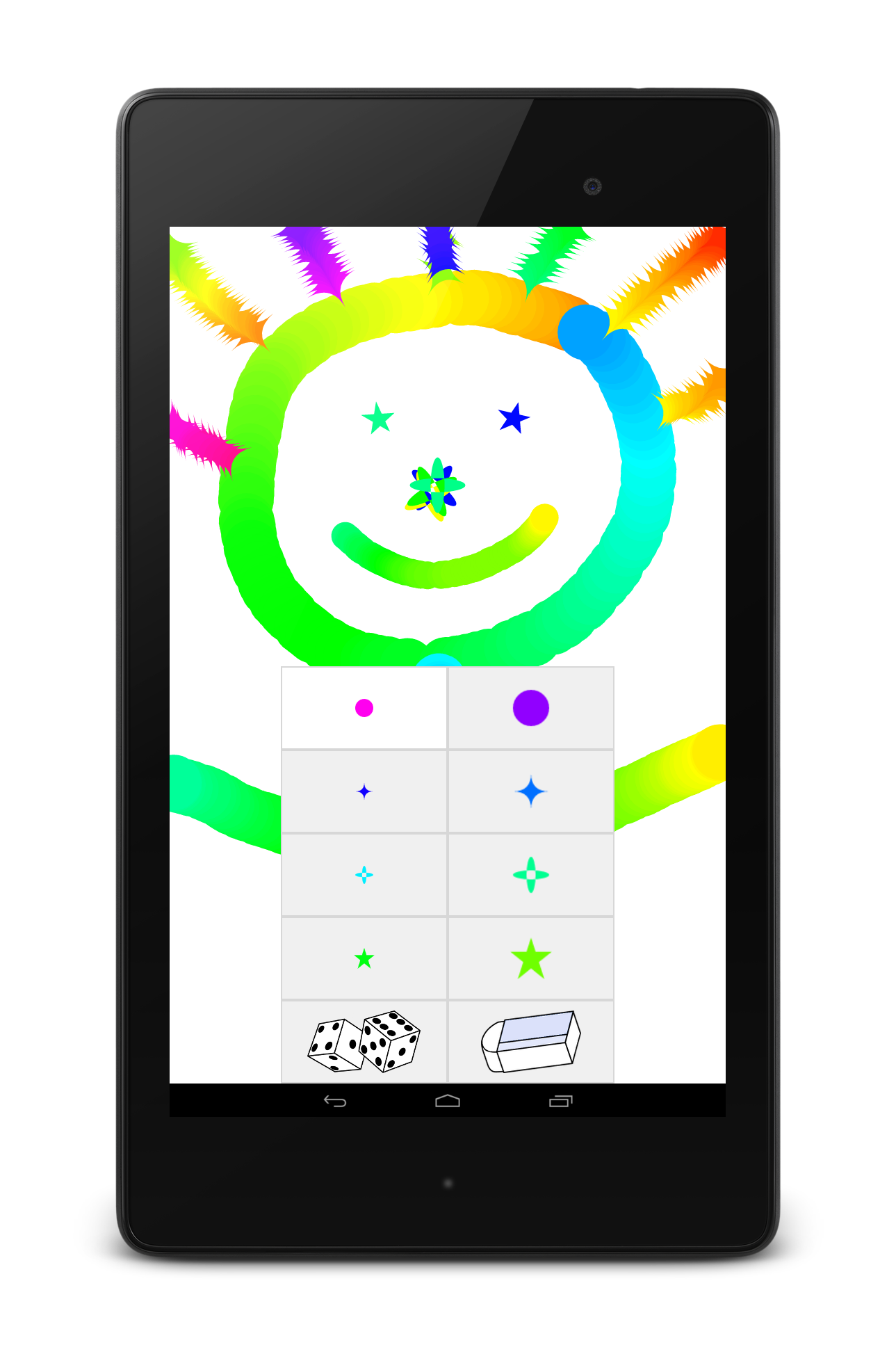 Android application Baby Distractor: Finger Paint screenshort