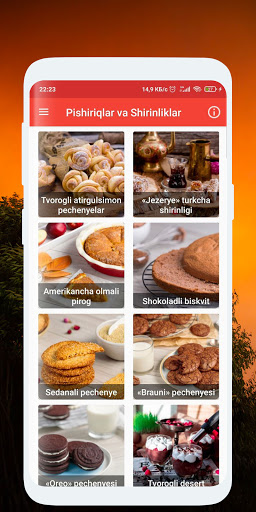 Pishiriqlar va shirinliklar Screenshot 1 - AppWisp.com