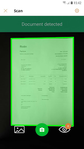 Android application jefacture.com screenshort