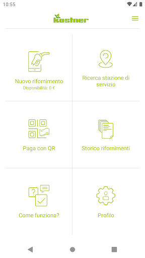 Android application Kostner screenshort