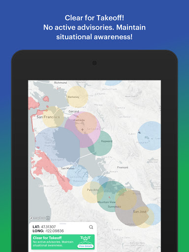 Screenshot of B4UFLY by FAA