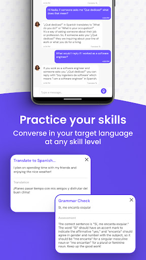 Fluency: AI Spanish Lessons Screen 3