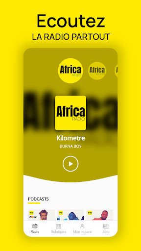 Android application Africa Radio screenshort