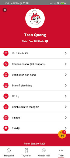 Jollibee Vietnam screenshot 7