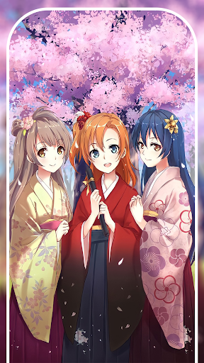 Anime Sakura Girl Wallpaper HD