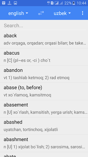 English Uzbek Dictionary