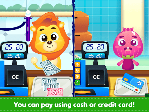 Screenshot of Marbel Supermarket Kids Games