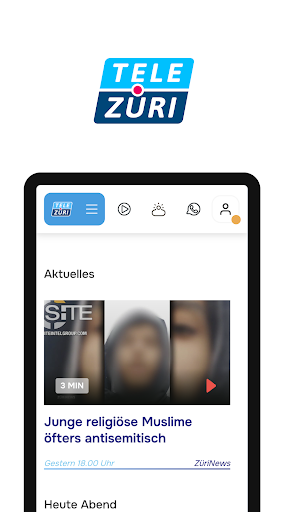 Android application TeleZüri screenshort