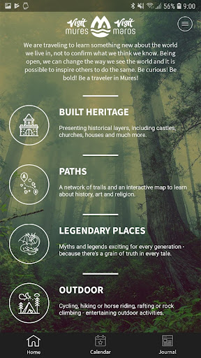 Android application Visit Mures - Travel Guide screenshort