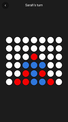 Android application Four in a row screenshort