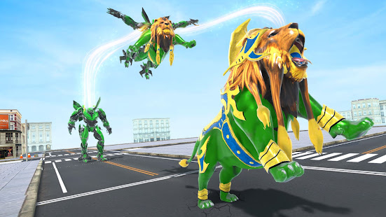 Grand Lion Robot Transform War : Space Robot Games 2.2 APK screenshots 11