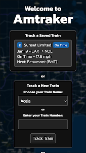 Amtraker | Amtrak Tracker