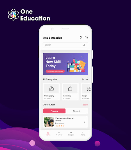 One Education - Learn Online Screen 2