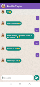 Captura de Pantalla 4 Maddie Ziegler Fake Video Call android