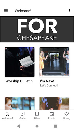 Android application Great Bridge Baptist Church screenshort