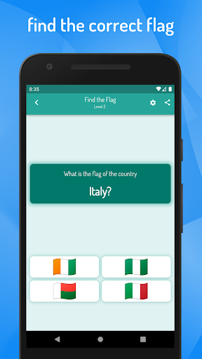 Screenshot of Quiz World Countries & Cities