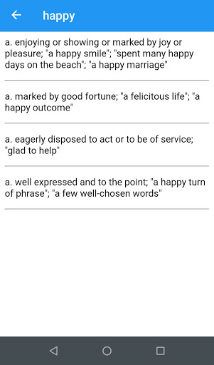 Android application Word Nerd screenshort