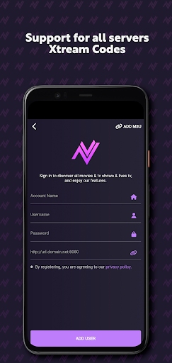 VN IPTV Player Screen 2