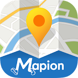 地図マピオン - 距離計測、海抜表示、マップコード表示も侠利 icon