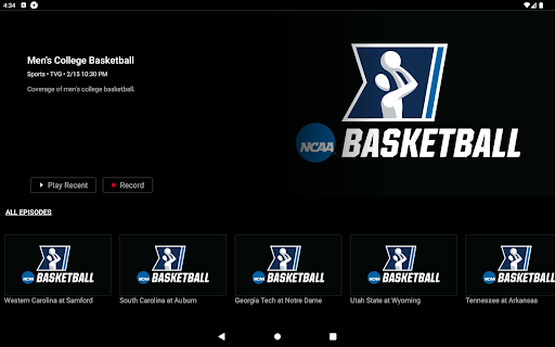 Screenshot of TGTVS Now