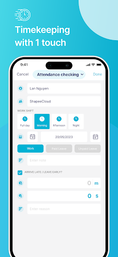 Timesheet and Attendance MyWo