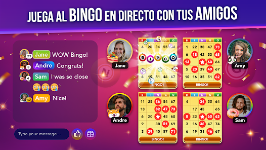 Bingo en directo en español