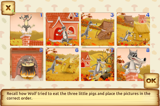 Three Little Pigs - Fairy Tale with Games screenshots 5