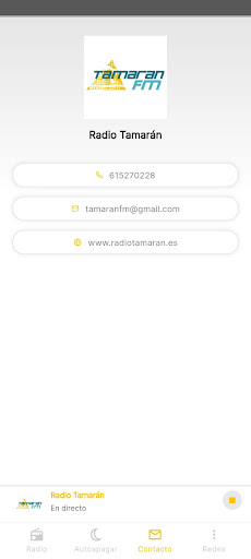 Radio Tamarán Screen 3