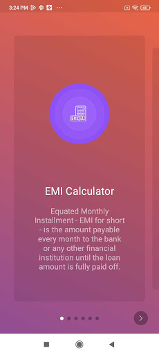 Financial Calculator India Screen 2