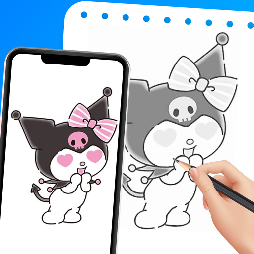 Draw Cartoon - AR Drawing App Logo