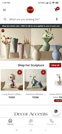 Android application THE DECOR CIRCLE screenshort