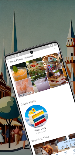 Android application DisnEats screenshort