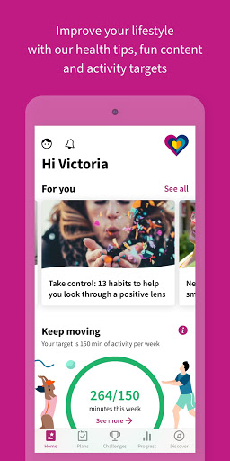Android application Aviva Wellbeing screenshort