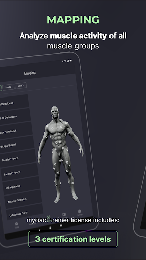 myoact EMG Biofeedbacktraining Screen 2