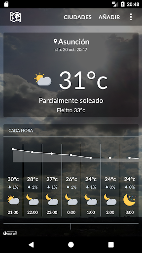 Android application Paraguay Weather screenshort