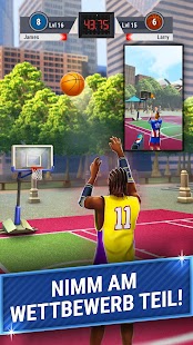 Shooting Hoops Basketballspiel Bildschirmfoto