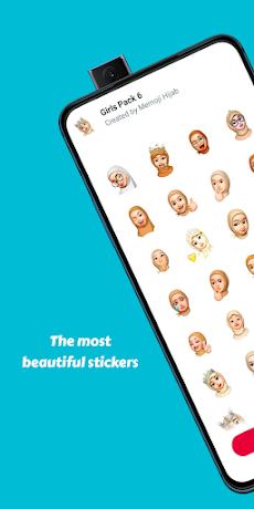 Muslim hijab Memoji Stickersのおすすめ画像2
