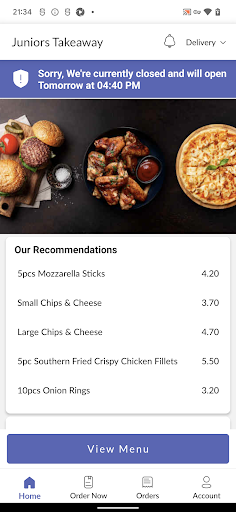 Juniors Takeaway Screen 2